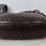 Coach Chelsea Lace Duffle Crossbody Dark Brown Grommet Leather Bag Photo 11