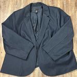 Lane Bryant Navy Blue Shoulder Pads Blazer Coat 26 Business Work Formal Workwear Photo 5