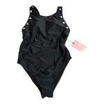 Juicy Couture Black High Neck One-Piece Swimsuit - Size Large - New With Tags Photo 4