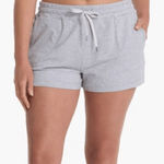 Vuori Halo Performance Shorts Womens Medium Pale Gray Heather Photo 0