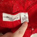 Allison Brittney  Red Acrylic Sweater 3X Photo 5
