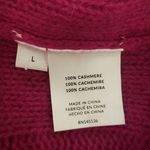 💕NAADAM💕 Cable Knit Cashmere Sweater ~ Berry Large L NWT Photo 13