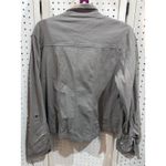 Ashley by 26 International Ashley Utility Collection Gray Military Style Jacket Women's Medium Utility Photo 5