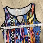 Joseph Ribkoff Woven,Dress Multicolor Patterned Dress with Polka Dot Skirt Size4 Photo 5