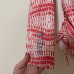 Carve Designs  Coral and White Zip-Up Rashguard Photo 4