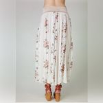 Free People  New Romantics Floral Godet Duster Skirt Vintage Rare size XS Photo 3