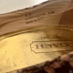 Coach  Chelsey Natural Snake-Embossed Leather Round Toe Pumps High Heels Size 9 Photo 4