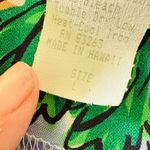 Vintage Joe Kealoha Dress Large Hawaiian Beach Surf Tropical Island Vacation Green Photo 6