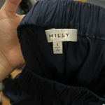 Milly  Blythe off shoulder navy bow sleeve blouse top size Small Photo 6