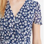 Madewell  Navy Floral Midi Dress Photo 2