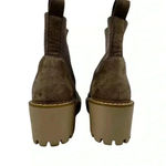 Nicole Miller Women's Beige Sock Ankle Boots Size 7.5 Wedge Sole Photo 7