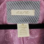 Aura  Jacket Women 14 Gray Vintage Tweed Speckled Circle Blazer Office Y2K Boho Photo 3