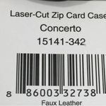 Vera Bradley Laser-Cut Zip Card Case – Concerto (NWOT) Photo 3