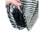 Nicole Miller Mini Dress Women M Gray Black Ripple Bodycon Rave Y2K Retro Club Photo 5