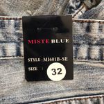 Miste Blue distressed long jean denim shorts‎ Size 32 Photo 4