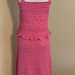Lucy Paris Square Neck Sleeveless Crochet Sweater Tank With Matching Skirt Set Photo 2