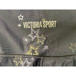 Victoria's Secret Victoria Sport Sz Med x 24 Black Multi Glittery Polyamide Blend Activewear Pant‎ Photo 2