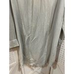 Umgee USA Button Down Shirt Dress Frayed Hem Distressed Medium Chambray Denim Gray Photo 5