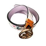 Steve Madden reversible lavender/flowers belt size XL Photo 0