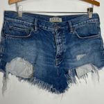 We The Free distressed denim shorts cut off style ripped destroyed women's 30 Photo 0