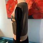 Artisan size L Large sweater color block dress Photo 3