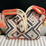 Beautiful Woven Style Jacquard Tote Pink Photo 0