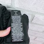 7 For All Mankind NWT One-Shoulder Ruffle Top in Black Shine Size S Photo 8