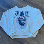Smokey The Bear Graphic Crew Neck Sweater Black Photo 0