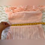 Dark Pink Off The Shoulder Tired Lace Maxi Dress Size 8 Photo 11