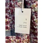 Ecru Tweed With Denim Jacket Beetroot Womens Small Knit Button Up Structured NEW Photo 10