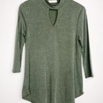 Anthropologie Gaze Boutique Choker Neckline Keyhole Tunic Top Photo 3