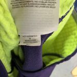Nike Dri-Fit Full Zip Running Jacket Purple Lime M Reflective Pockets 384423-535 Photo 1