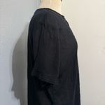 Pineapple Cove Black Tunic Summer Beach Relaxed Dress with Embroidered Sequin XL Photo 5