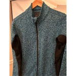 Marc New York  Full Zip Fleece Jacket Teal Size Small‎ Photo 2