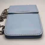 Burberry Horseferry Print Leather Card Case Lanyard In Blue - NWOT Photo 5