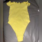 Urban Outfitters Out From Under Textured Yellow One Pice Swimsuit Xs Photo 3