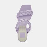 MOVING SALE Dolce Vita Paily Braided Lilac Purple Leather Block Sandal Heels Size 8 Photo 2