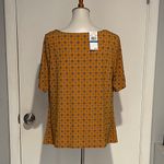 Michael Kors Women Design Cowl Neck Marigold Top Shirt - Size XL - NEW With Tags Photo 3