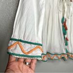 Raga  Women's Coastland Boho Embroidered Long Sleeve Babydoll Swing Blouse Top XS Photo 6