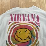 Divided  White Nirvana Sweatshirt Photo 1