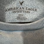 American Eagle  Oversized Blue Mineral Wash Sweater Shirt- Size Medium Photo 2