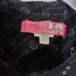 Lux Black Boho Button Front Shirt Dress Casual Festival Size Small Photo 4