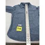 Tommy Hilfiger Womans Long Sleeve Button Down Dress Shirt Small Blue Photo 5