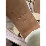 Joie  Calan Raffia Ankle-Strap Sandals Natural Tan Leather Size 6 NWOB Comfy Heel Photo 10