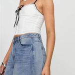 Princess Polly  White Lace-Up Tank Top Photo 2