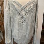 Sparkle & Fade Criss Cross back Oversized Sweater Photo 6