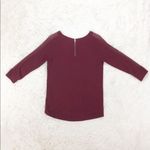 Abercrombie & Fitch Abercrombie Maroon Red Pullover Sweater 3/4 Sleeves Size XS Photo 1