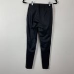 ZARA  Basic Woman's Sz XS Black High Rise Faux Leather Ankle Zip Legging‎ Pants Photo 6