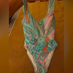 Victoria's Secret VICTORIA SECRET Swimsuit One piece marble Sz M Photo 4
