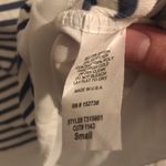 Newbury Kustom  Navy and White striped blouse Photo 5